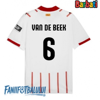Girona Donny van de Beek #6 Tricou Fotbal Replică 2025-26 Barbati Acasa